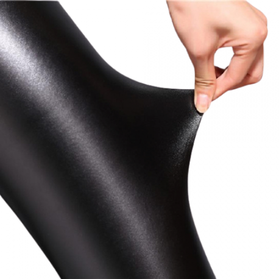 Colanti vatuiti, imitatie vizuala de piele  - (fara buzunare) HAINE FEMEI