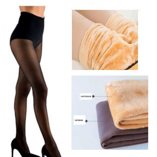 Dres, cu interior termic (imblaniti), cu talie foarte inalta - FASHION HS18 LENJERIE MODELATOARE