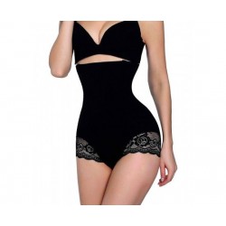 Chilot modelator Lace, talie inalta si banda silicon antialunecare