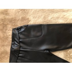 Colanti imblaniti -  imitatie vizuala de piele, cu buzunare