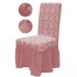 SET: 6 Huse Scaun Jacquard ROZ