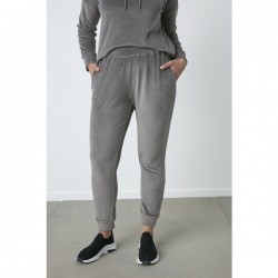 Pantalon sport din catifea, cu buzunare 