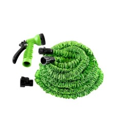 Furtun pentru gradina cu pistol de stropit, extensibil 45 m