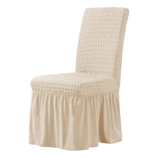 SET: 4 X Husa scaun cu volanas - VERONA HUSE SCAUNE