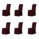 SET: 6  X Husa scaun cu Volanase - VERONA HUSE SCAUNE
