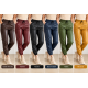 Pantalon imitatie piele-  vatuiti , cu buzunare PANTALONI/COLANTI