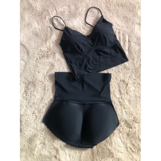 Set: Bustiera din microfibra + chilot push-up SETURI PRODUSE