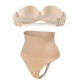 Set: Chilot modelator tanga cu talie inalta + Sutien balconette - fara bretele SETURI PRODUSE