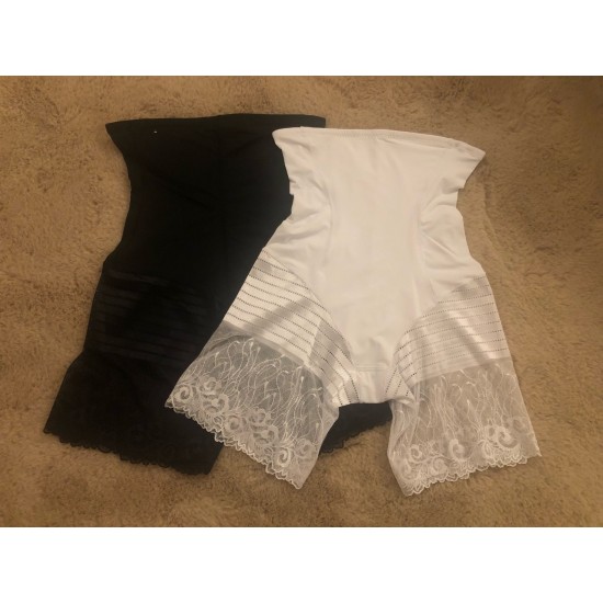 Pantalon modelator talie inalta 38324 - banda silicon antialunecare LENJERIE MODELATOARE