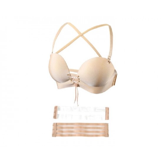 ​Sutien push up cu snur si bretele