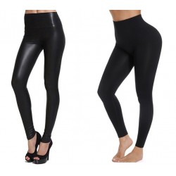 Colanti vatuiti imitatie piele + Colanti vatuiti 380 den